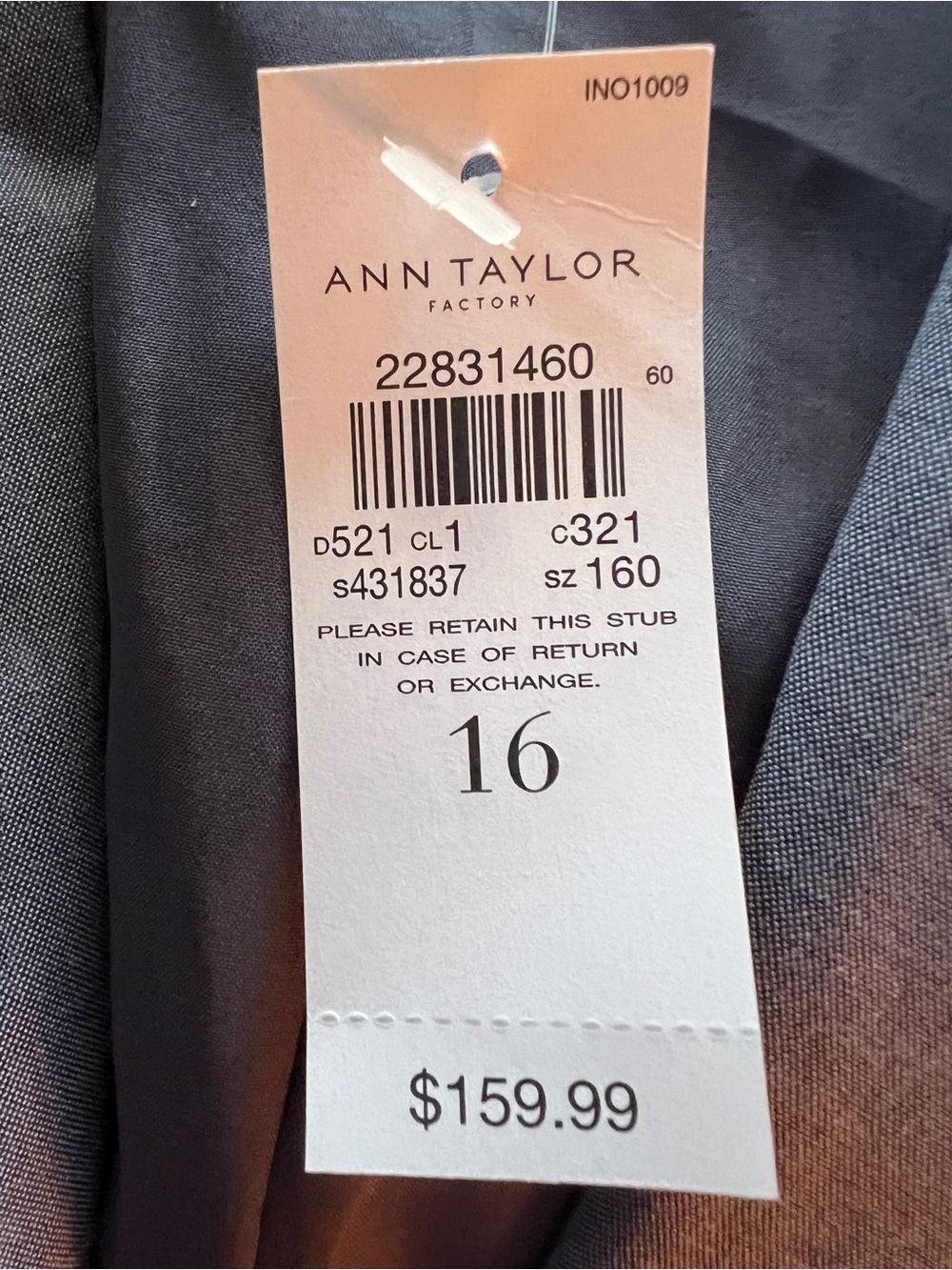 Ann Taylor Light Gray Women's Tailored Blazer - Picture 4 of 6